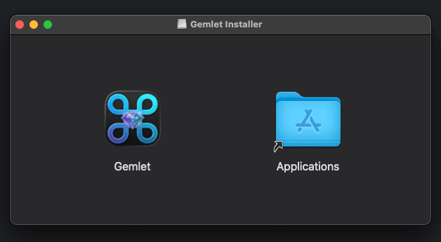 Gemlet installation process